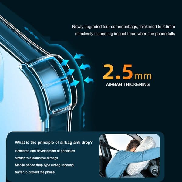 Soft Clear Phone Case for Samsung Galaxy A6 A8 Plus 2018 A6plus A8plus Luxury Airbag Shockproof Transparent Silicone Cover Funda