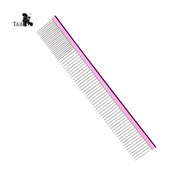 TAA Pet Grooming Comb Professional Sparse and Dense Row Comb Dog Comb Removes Hair of Knots and Tangles TL-24 Double Tooth Comb