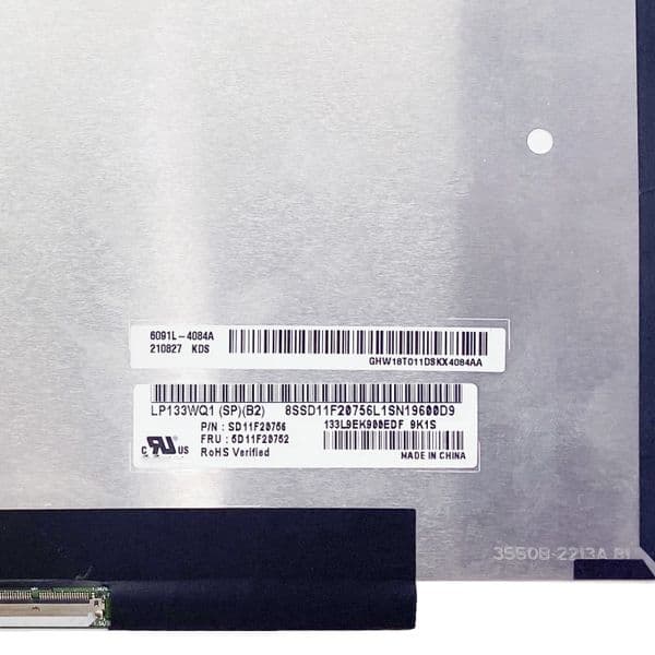 LP133WQ1 SPB2 13.3 inch Matrix Replacement Laptop LCD Screen Panel Display