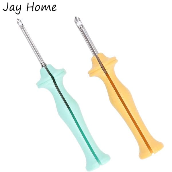 Plastic Handle Embroidery Pens 3.5mm 5mm Yarn Thread Sewing Punch Needles Weaving Tools DIY Cross Stitching Rug Hooking Craft