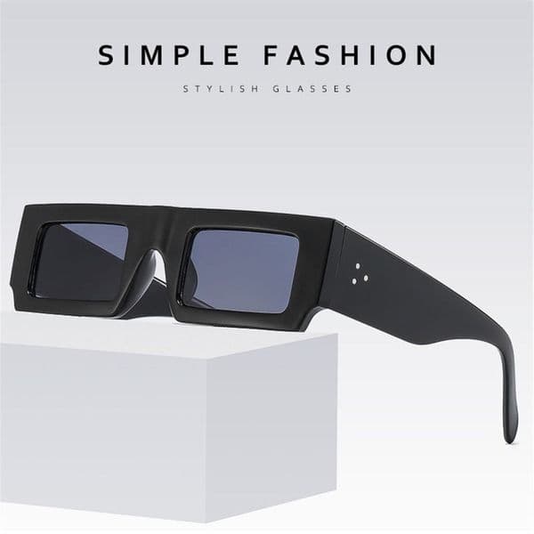 Candy Color Trending Women & Men UV400 Square Sunglasses Shades Eyewear Rivets Sun Glasses