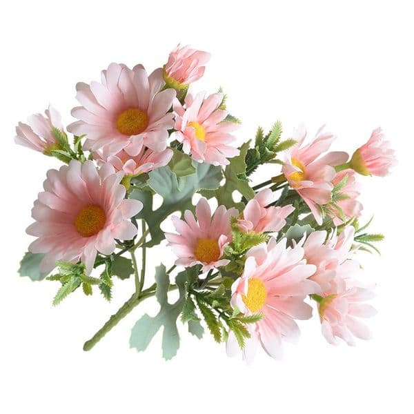 Artificial Flower of Sun and Chrysanthemum, Small Daisy Bouquet, New York Aster, Home, Wedding, Hotel Ornamental Flower