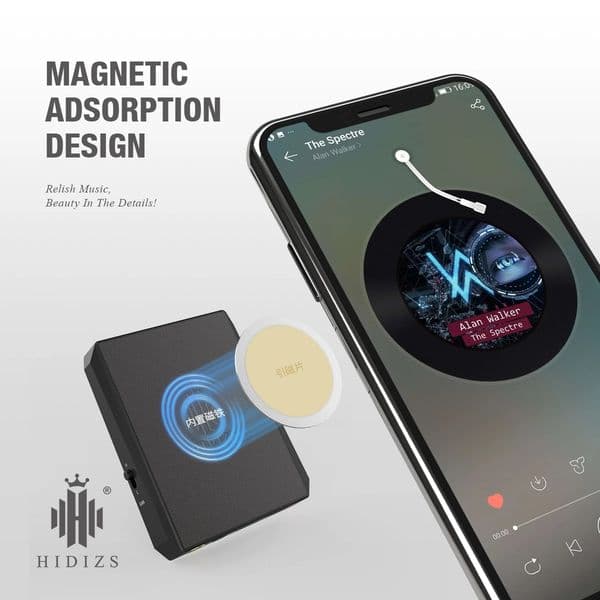 Hidizs DH80S HiFi Mini Portable DAC Audio Sound Wired Headset Earphone Headphone Amplifier 4.4mm To 2.5mm Balanced Adapter AMP