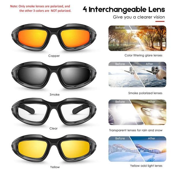 Polarized C5 Tactical Glasses Military Men Hunting Shooting Airsoft Goggles 4 Lens Outdoor Sport Hiking Glasses Men