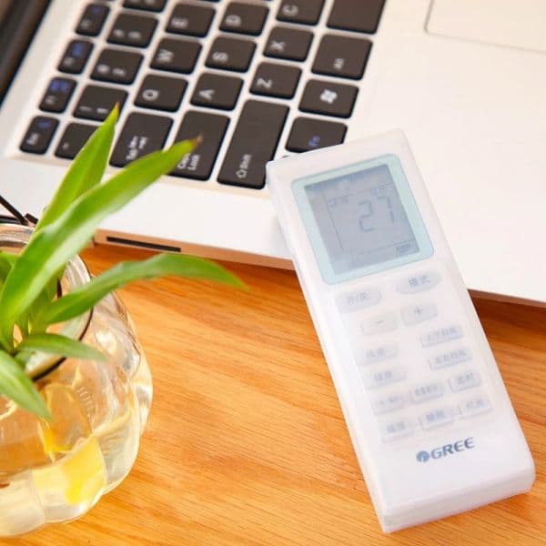 Air Conditioning Remote Control Silicone Protective Cover Transparent Silicone Remote Control Dustproof and Waterproof Cover