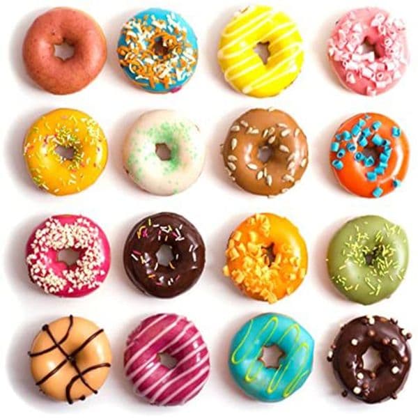 Silicone 18 Donut Maker 3D DIY Baking Pastry Cookie Chocolate Mold Muffin Cake Mould Dessert Handmade kitchen Decorating Tools