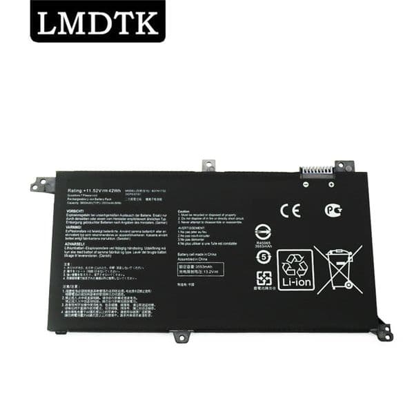 LMDTK New B31N1732 Laptop Battery For ASUS VivoBook X430UA X430UF X430UN X430FA X430FN S430f X571G X571LH X571GT 11.52V 42WH