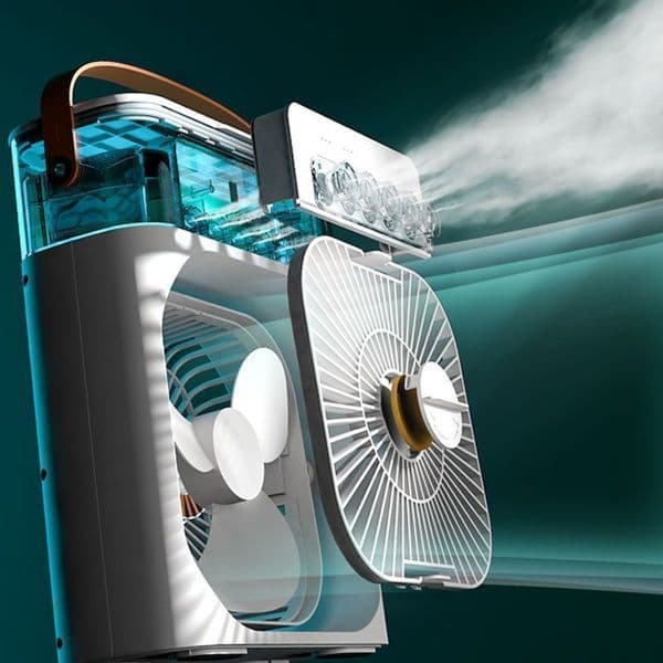 Air Conditioning Fan Office Desktop Cooler USB Electric Fan Student Dormitory Water-cooled Air Conditioner Humidifier