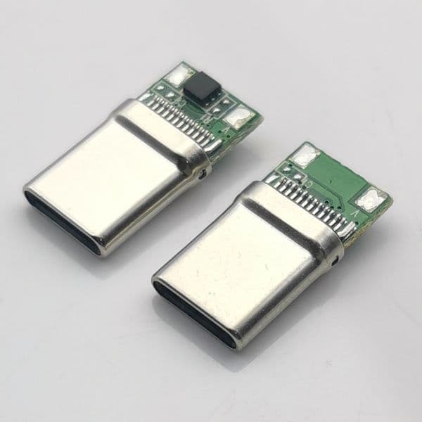 1-10pcs Type C USB 2.0 Connector 24pin Fast Charging Male Socket Plug With PCB Board 24P Type-C Super Fast Charge Plug 100W 60W