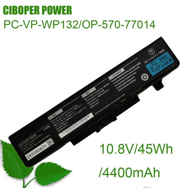 CP Genuine Laptop Battery PC-VP-WP132/OP-570-77014 10.8V/45Wh For PC-LE150N2W-H2 VF-G/F/H VK18E/F LE150/L/R LE150/M/J/N WP132