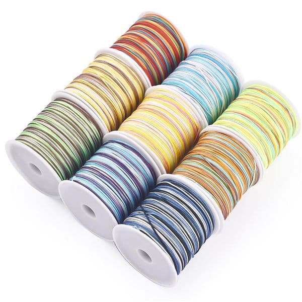 50m/Lot DIY Hand-Made No. 72 Jade Rope Braided Thread Bracelet Hand-Woven Rope Tassel Wire Jewelry Line