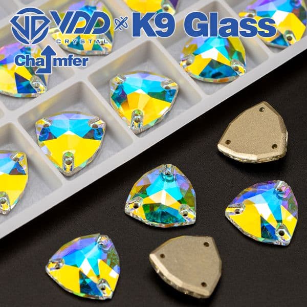 VDD Trilliant AAAAA Top Quality K9 Glass Sew On Crystal AB Rhinestones Sewing Flat Back Strass Stones For Craft Clothes Wedding