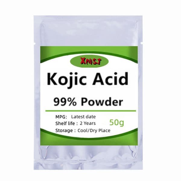 Pure Kojic Acid 99.9% Powder for Skin Whitening,melanin specific inhibitor for Food processing and cosmetics