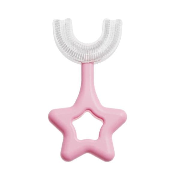 1/2Pcs Baby Toothbrush Children 360 Degree U-shaped Kids Teeth Oral Care Cleaning Brush Soft Fur Waterproof Child Toothbrush