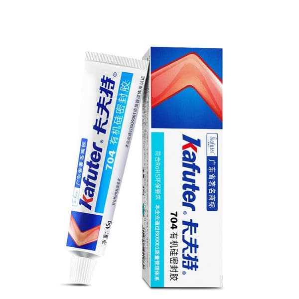 704 Silicone Rubber K-704 White/Black Fixed Silicone Rubber Sealant Assembly RTV Silicone CPU Cooling Glue Electronic Silicone