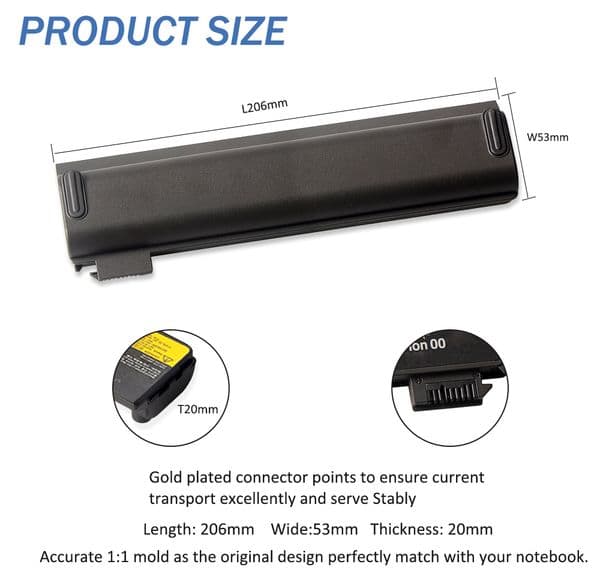 ETESBAY Laptop Battery For Lenovo Thinkpad X270 X260 X240 X250 T450 T470P T450S T440S K2450 W550S P50S 45N1136 45N1738 68+