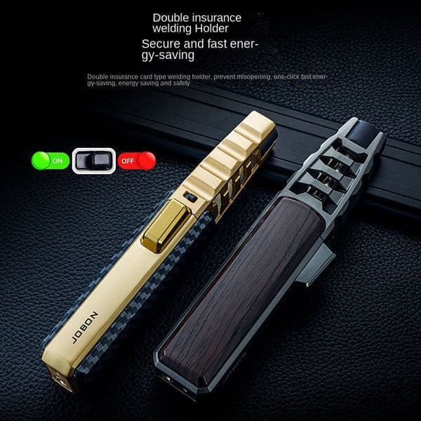 Saber Lighter Kitchen Outdoor Barbecue Metal Windproof Cigar Large Jet Flame Lighter Turbo Torch Flame Lighter Saber Lighter