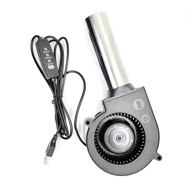 Portable 9cm 5V USB blower large air volume BBQ fan for barbecue stove cooking firewood stove outdoor picnic fast fire stove
