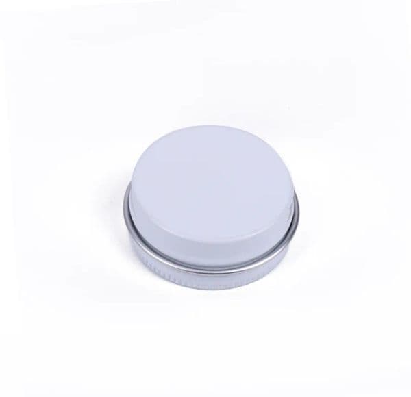 10/30pcs 10g 15g 30g 60g 80g White Empty Round Aluminum Box Tins Lip Balm Cosmetic Container Cream Candle Jar Refillable Bottles