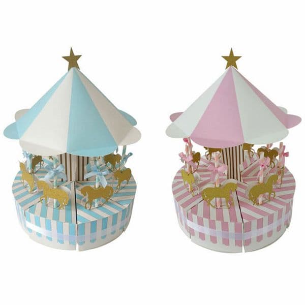 Carousel Candy Box Lightweight and Delicate Romantic Wedding Party Baby Shower Decor Guest Favors Gifts Party Decoration