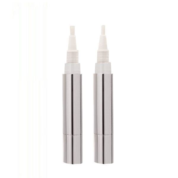 5ml Gold Silver Aluminum Empty Teeth Whitening Twist Pen Makeup Beauty Tool Nail Oil Brush Concealer Packaging Tube Bottle 30pcs