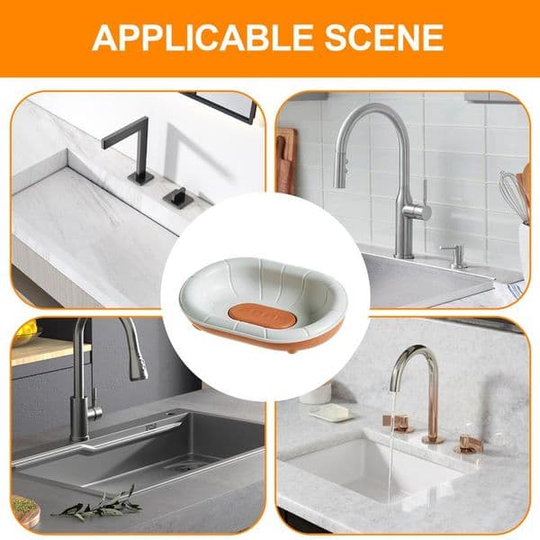 Bathroom Soap Dish Leak Proof Soap Case Portable Drain Soap Holder Easy To Carry Bathroom Storage Soap Drying Tray For Kitchen