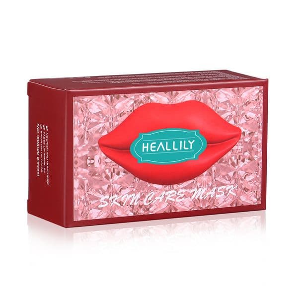 20 Pcs Lip Mask for Wrinkle Resistance Care Gel Pads Dry Lips Hydrating Moisturizing