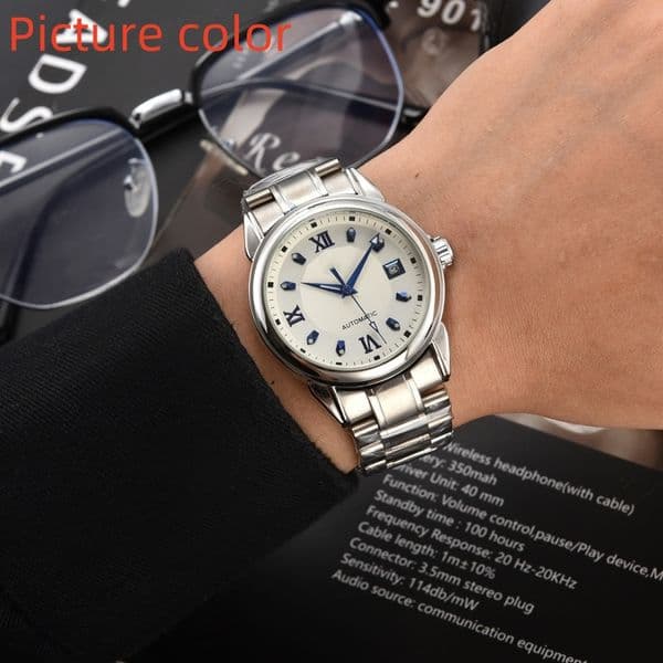 Ome Wrist Watches for Men 2026 New Mens Watches Three needles Automatic mechanical Watch High quality Top Luxury Brand designer Clock Steel Strap Fashion Montre luxe
