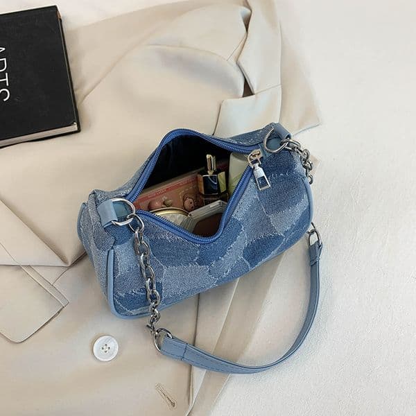 2025 Designer Fashion Shoulder 3 Women Simple Design Large Capacity Commuter Tote Bag Triple Blue Free shipping