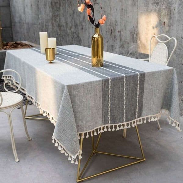 Tea Tablecloth, High-End, Light Dining Table, Fabric Cover, Desk, Living Room, American Household Tea Room