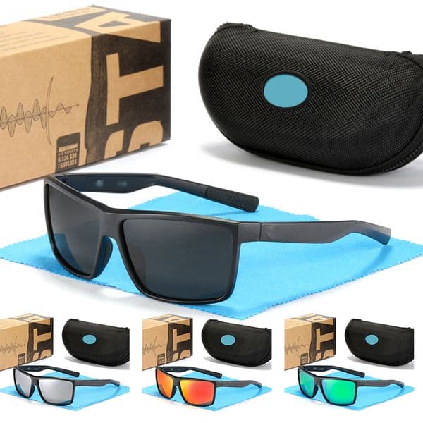 costavip Men's and Women's 580P Polished Costaa-Style Sunglasses - UV400 Sun Safety Ideal for Sports-Drives