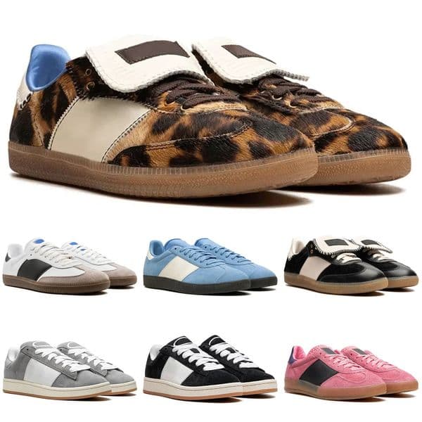 For Designer Shoes Men Women Designer Trainers sandals White Leopard Core Black Bonners Collegiate Green Gum Flat Outdoor Sports Sneakers Factory Direct Sales