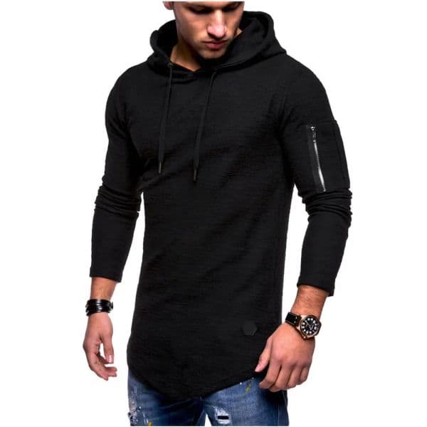 MRMT 2024 Brand New Men's Hoodies Sweatshirts Jacquard Man Hooded Sweatshirt Arm Zipper Stitching Long Men Hoodies