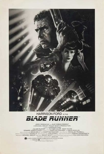 New Blade Runner 1982 Film Art Picture Printing Silk Poster Living Room Decoration Home Wall W241010