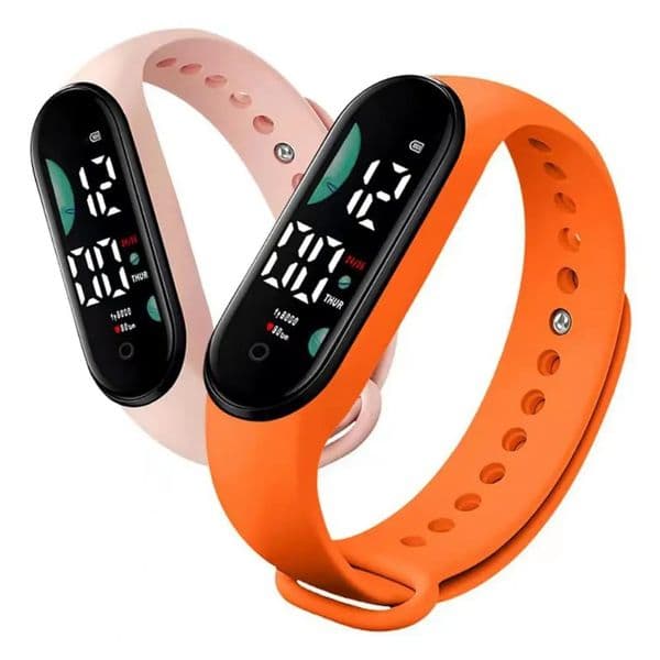 M9 Electronic Watch LED Touch Control Waterproof Multifunctional Wrist Watch Men Women Unisex Digital Sports Bracelet for Kids