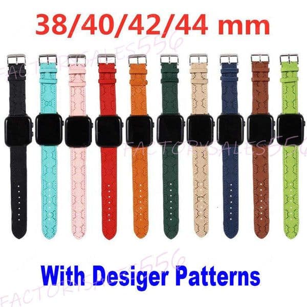 Luxury Smart Straps Checkered G Designer Bands for Apple Watch Band 49 38 40 41 42 44 45 Silicone Sport Strap for iWatch Series 10 9 8 7 6 5 4 Replacement Wristbands