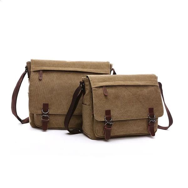 Vintage mens canvas messenger bag business leisure travel shoulder bag laptop cross body bag mens Bolso Hombre vintage 241015