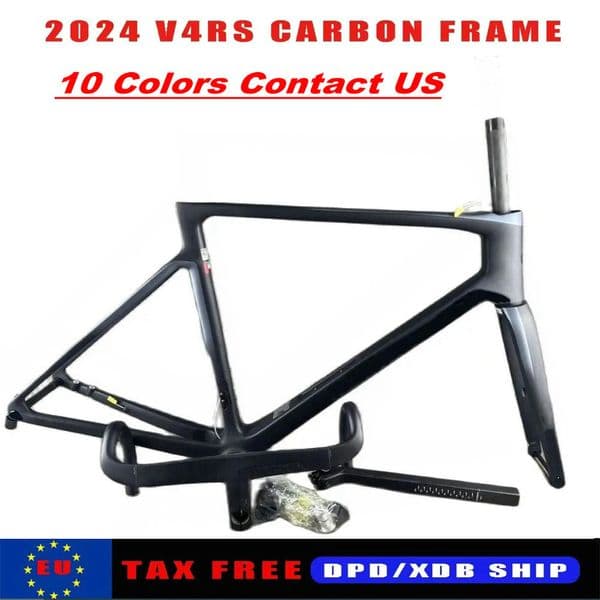 V4RS Bike Frame bob Disc Carbon Road Frameset With Handlebar UPS DPD 42/45.5/48.5/51/53/55/57CM