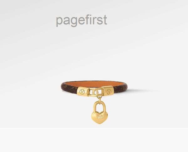 Designer Flower Bracelet For Opening Women Bangles Elegant Fashion Brand Brown Leather Bracelets With Letters Heart Jewelry