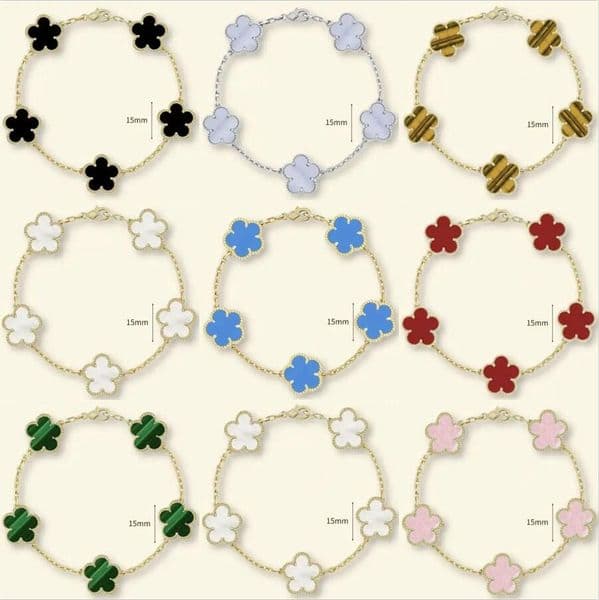 women Clover bracelets designer jewlery designer for women Stainless Steel custom made leaf luxe bracelet designer bracelet jewelry Fashion Bracelet TB339