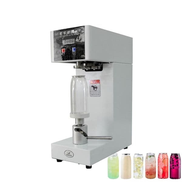 55Mm Cans Sealer Drink Bottle Sealer Beverage Seal Machine For 330Ml/500/650Ml Pet Milk Tea/Coffee Can Sealer 220V/110V