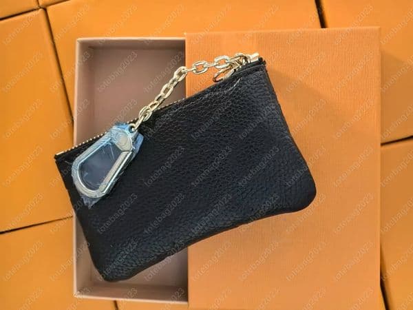 With Dust Bags Womens Men women KEY POUCH POCHETTE CLES Designers Fashion handbag Women Mens Credit Card Holder Coin Purse Luxurys Wallet Bag