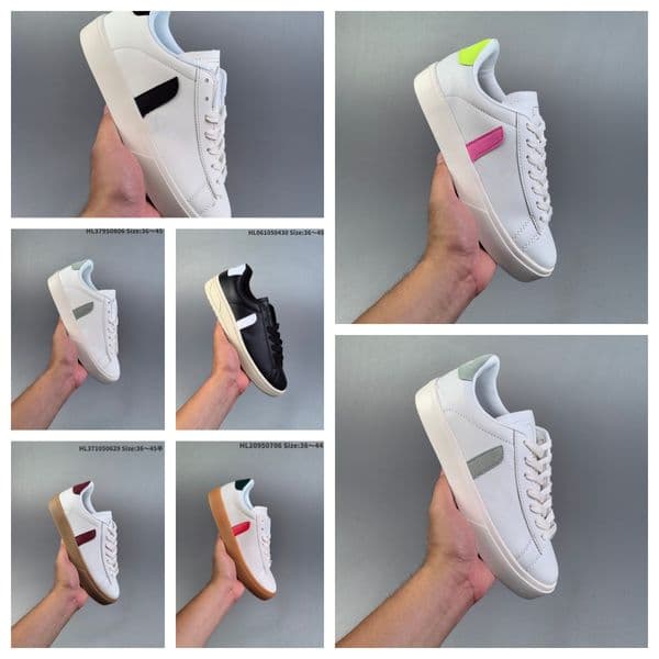 Top Og Designer Shoes Sneakers White Sneakers French Brazil Green Earth Green Low-Carbon Life Organic Cotton Flats Platform Women Sneakers Shoes