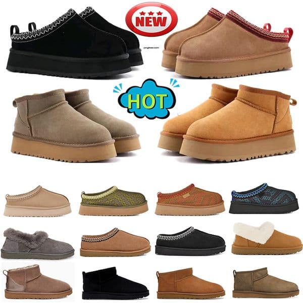 uggssneaker Australia mens Tazz Slippers Women chestnut womens winter Snow Slipper clogs men