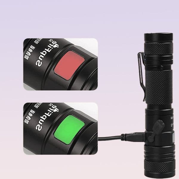 Supfire Tactical flashlight Torch led T6 Lampe Torche Ultra Puissante Taschenlampe Zaklamp Zoom LED Flashlight USB 18650 Lant