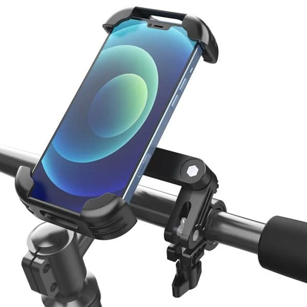 Bike Phone Holder Mount Motorcycle Handlebar Cell Phone Clamp 360° Rotatable for iPhone 14 13 Pro Samsung Multiple phone models
