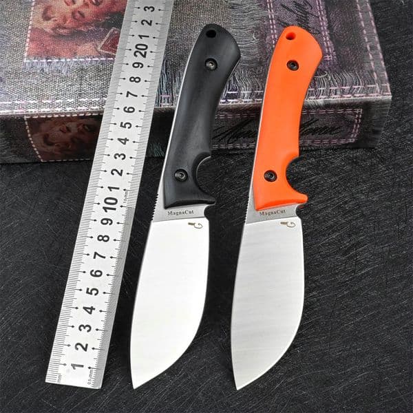 MagnaCut Eggplant Knife Outdoor Tools Fixed Blade Knife Non-slip Handle Survival Hunting Camping Tool Tactical EDC 346