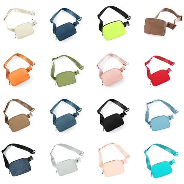 Storage Bags Waist Bag Nylon Waterproof Chest Cover Outdoor Sports Running Mobile Phone Bag All Cross-body Men and Women