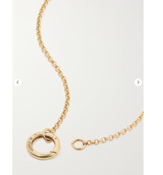 Foundrae Small Open Belcher 18K necklace for woman designer jewelry custom pendant gold plated 18K gold