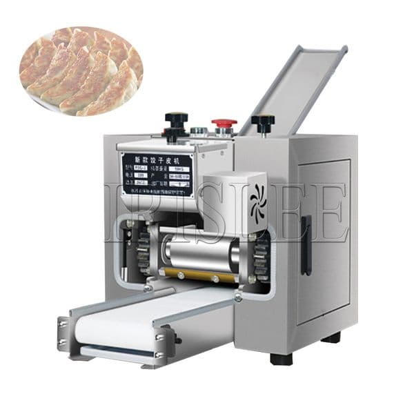 round square gyoza empanada skin making dumpling dough wrapper machine